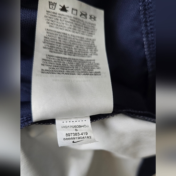 Nike Men's  Hot Baseball Wind Jacket V-Neck Black 3/4 Sleeve. Size S - Picture 9 of 16